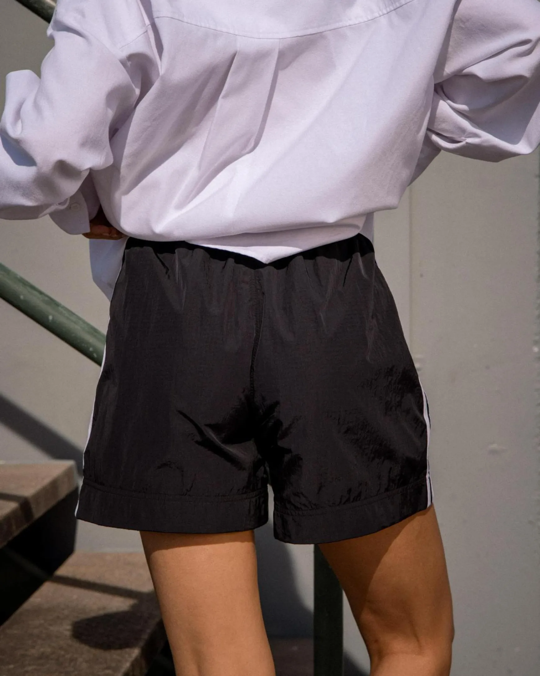 3 Stripe Woven Ripstop Shorts