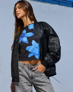 Ace Faux Leather Jacket