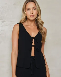 Adi Dallis Tie Front Vest