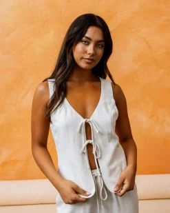 Adi Dallis Tie Front Vest