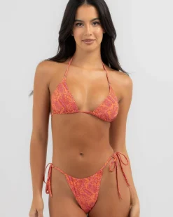 Adia Paisley Slide Triangle Bikini Top