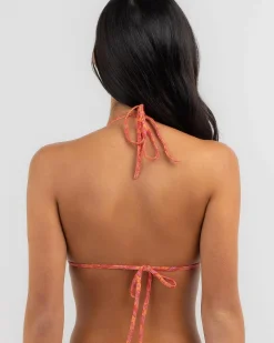 Adia Paisley Slide Triangle Bikini Top