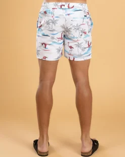 Alcove Elastic Waist Board Shorts