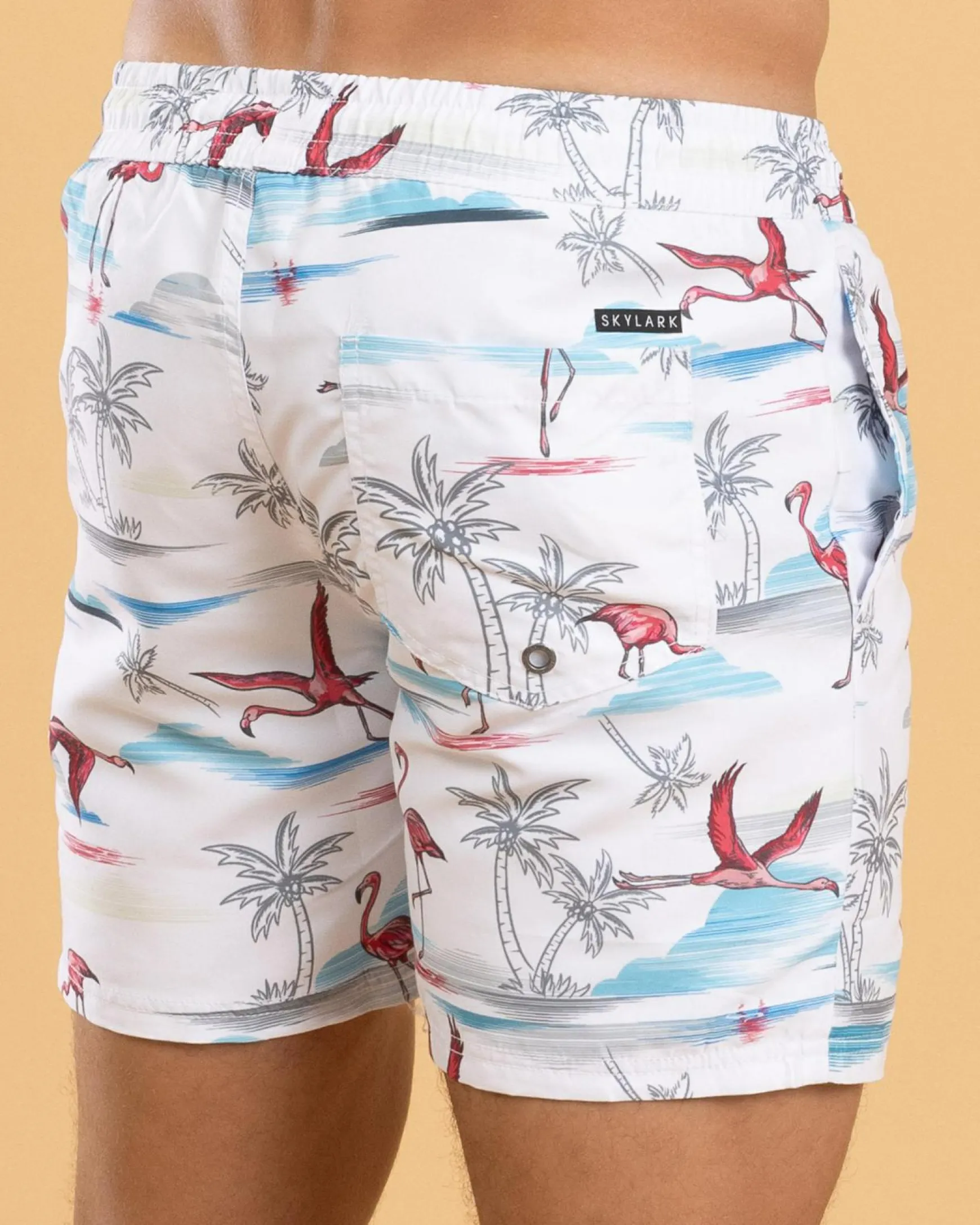 Alcove Elastic Waist Board Shorts