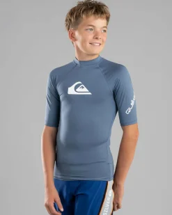 All Time Boy's Short Sleeve Rash Vest