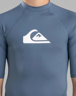 All Time Boy's Short Sleeve Rash Vest