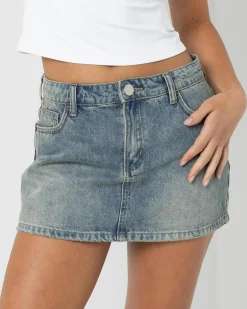 Allegra Denim Skort