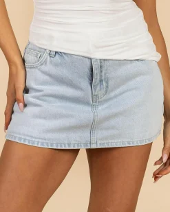 Allegra Denim Skort
