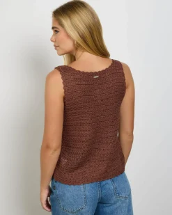 Anastasia Crochet Tie Up Cami Top