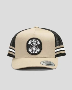 Anchor Bones Twill Trucker Cap