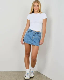 Angie Racing Stripe Skort