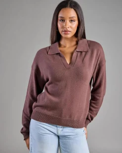 Anthea Polo Collar Knit Jumper