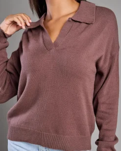 Anthea Polo Collar Knit Jumper