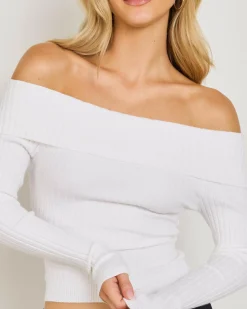 Ari Off Shoulder Knit Top