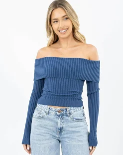 Ari Off Shoulder Knit Top
