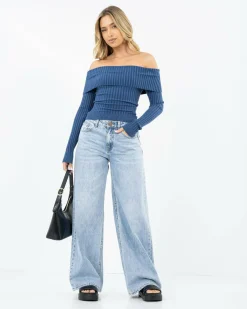 Ari Off Shoulder Knit Top
