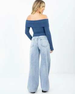 Ari Off Shoulder Knit Top