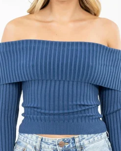 Ari Off Shoulder Knit Top