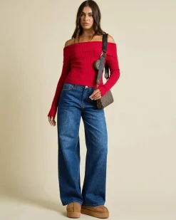 Ari Off Shoulder Knit Top