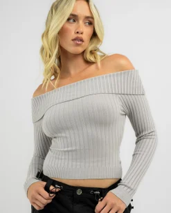 Ari Off Shoulder Knit Top