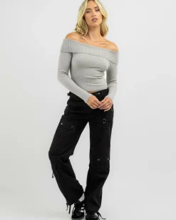 Ari Off Shoulder Knit Top
