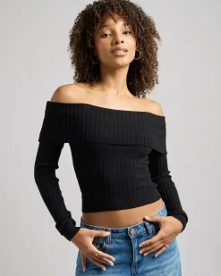 Ari Off Shoulder Knit Top