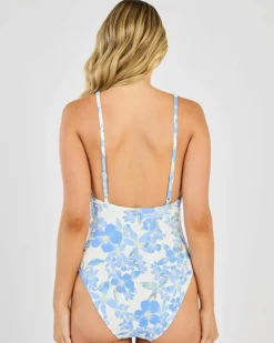 Artsy Floral One Piece Swimsuit