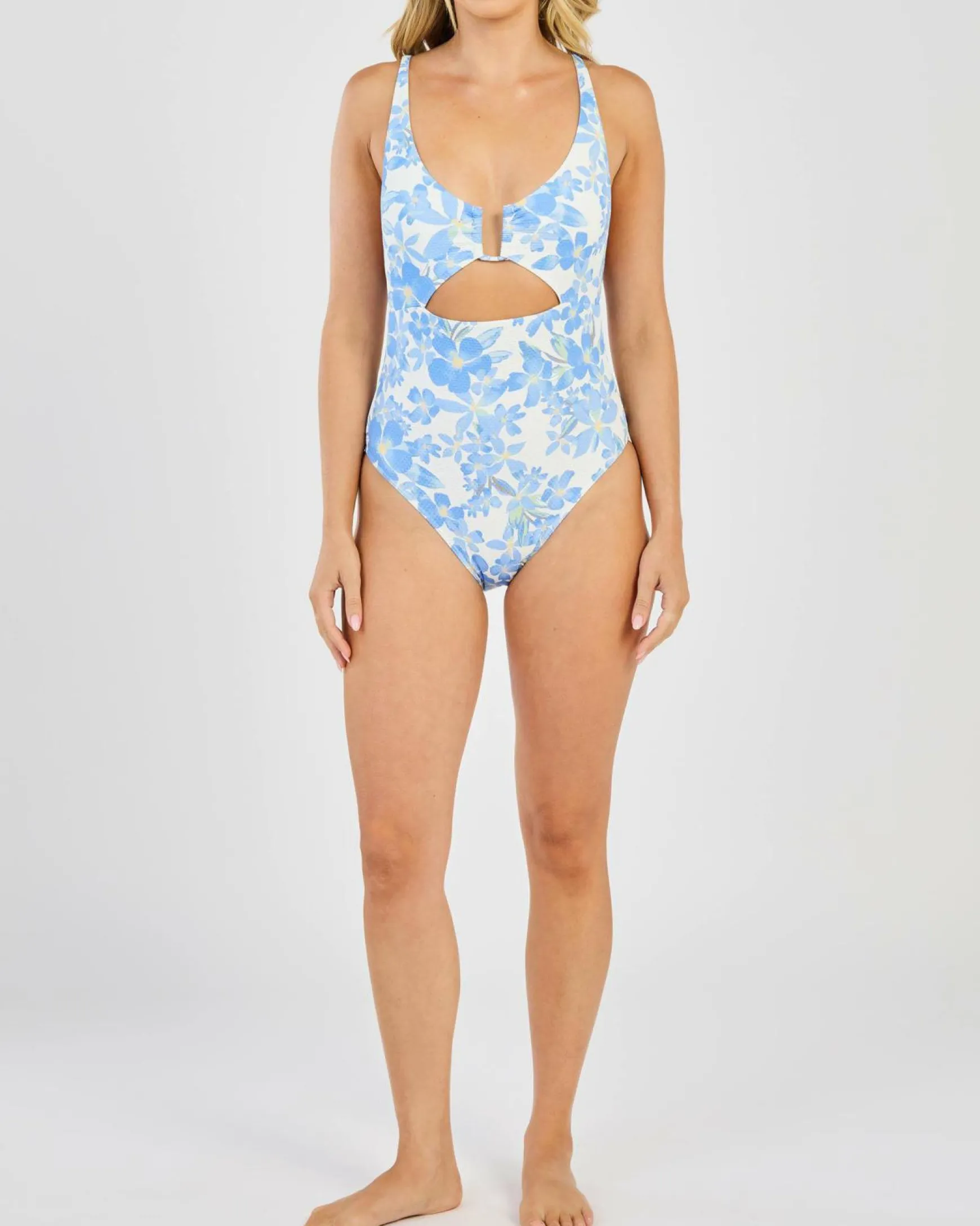 Artsy Floral One Piece Swimsuit