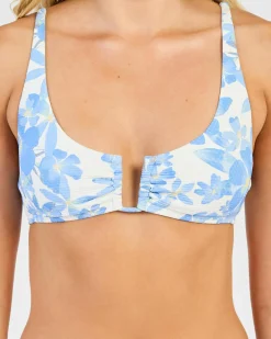 Artsy Floral Underwire Bikini Top