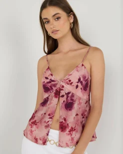 Aster Split Front Top