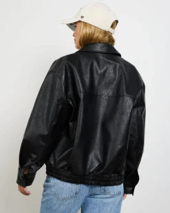 Aston Faux Leather Jacket