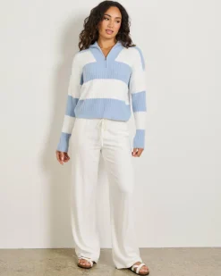 Atlas Half Zip Knit Jumper