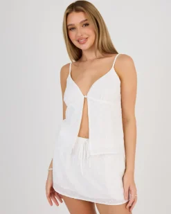 Aubrey Split Front Top