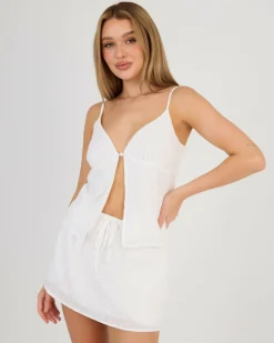 Aubrey Split Front Top