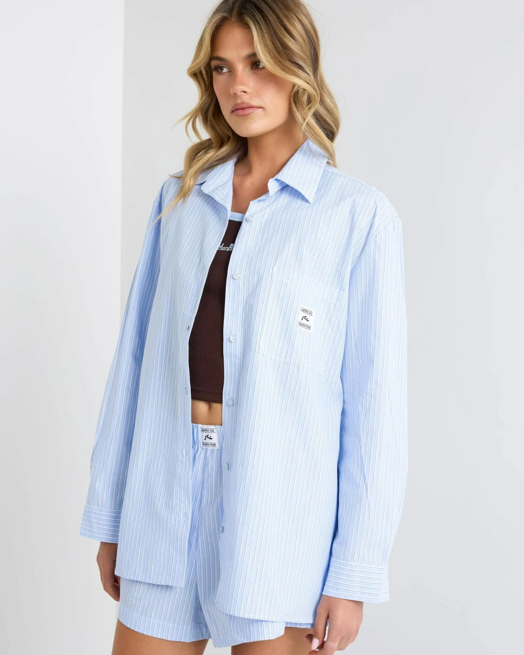 Ava Stripe Oversized Shirt