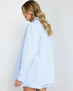 Ava Stripe Oversized Shirt