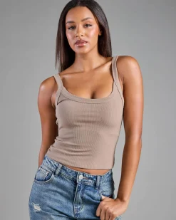 Ayla Basic Rib Tank Top