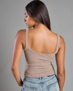 Ayla Basic Rib Tank Top
