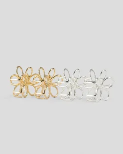 Baby Jordy Flower Hair Claw Clip Pack