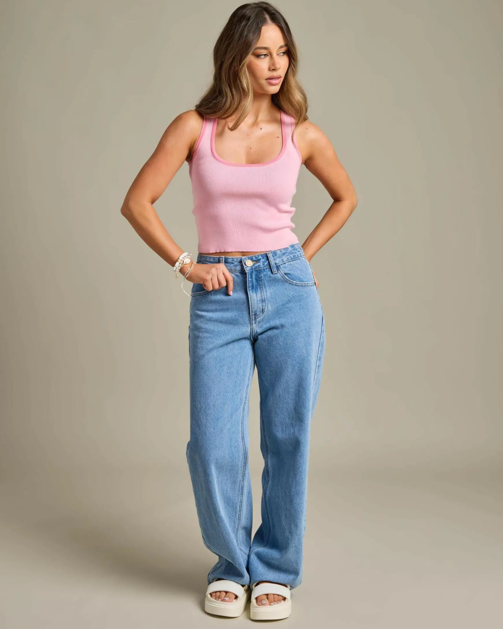 Bambi Basic Knit Top