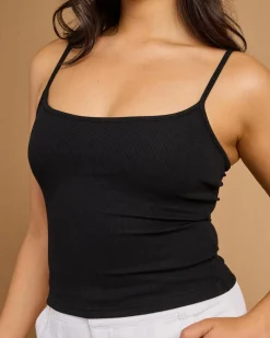 Basic Fine Rib Cami Top
