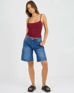 Basic Fine Rib Cami Top