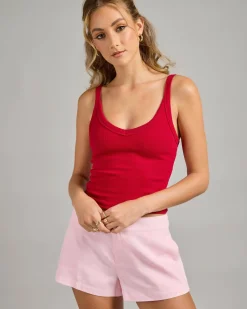 Basic V Neck Tank Top