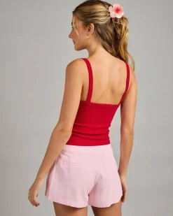 Basic V Neck Tank Top