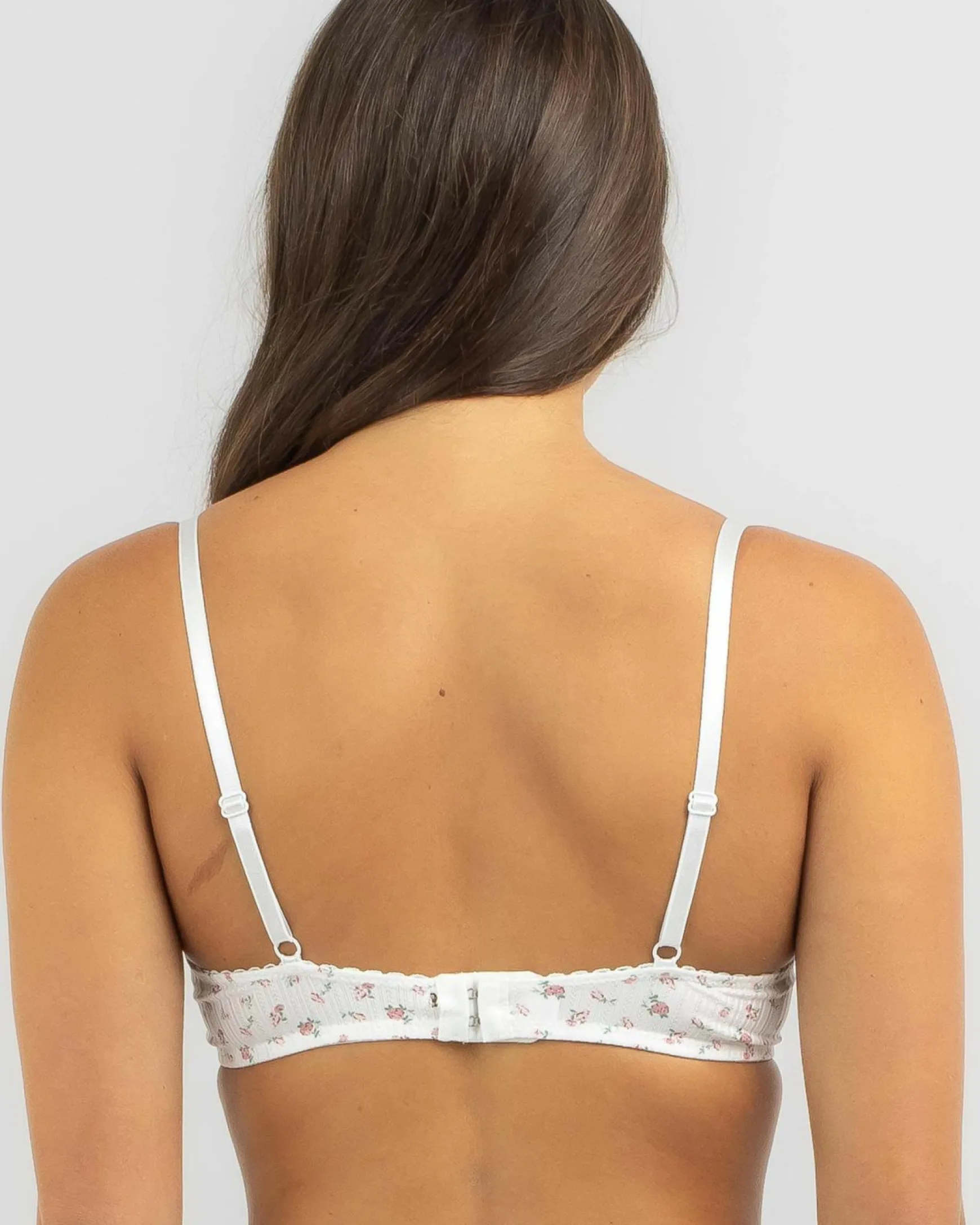 Bellis Floral Print Lace Bra