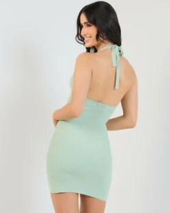 Bianca Halter Knit Dress