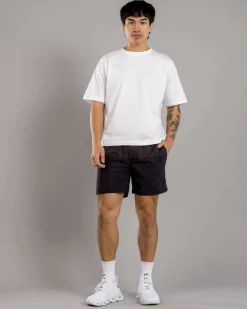 Bicolour Elastic Waist Shorts