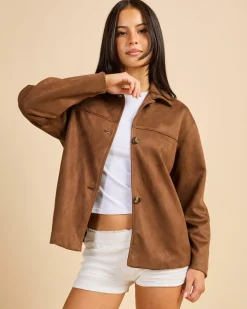 Billie Faux Suede Jacket