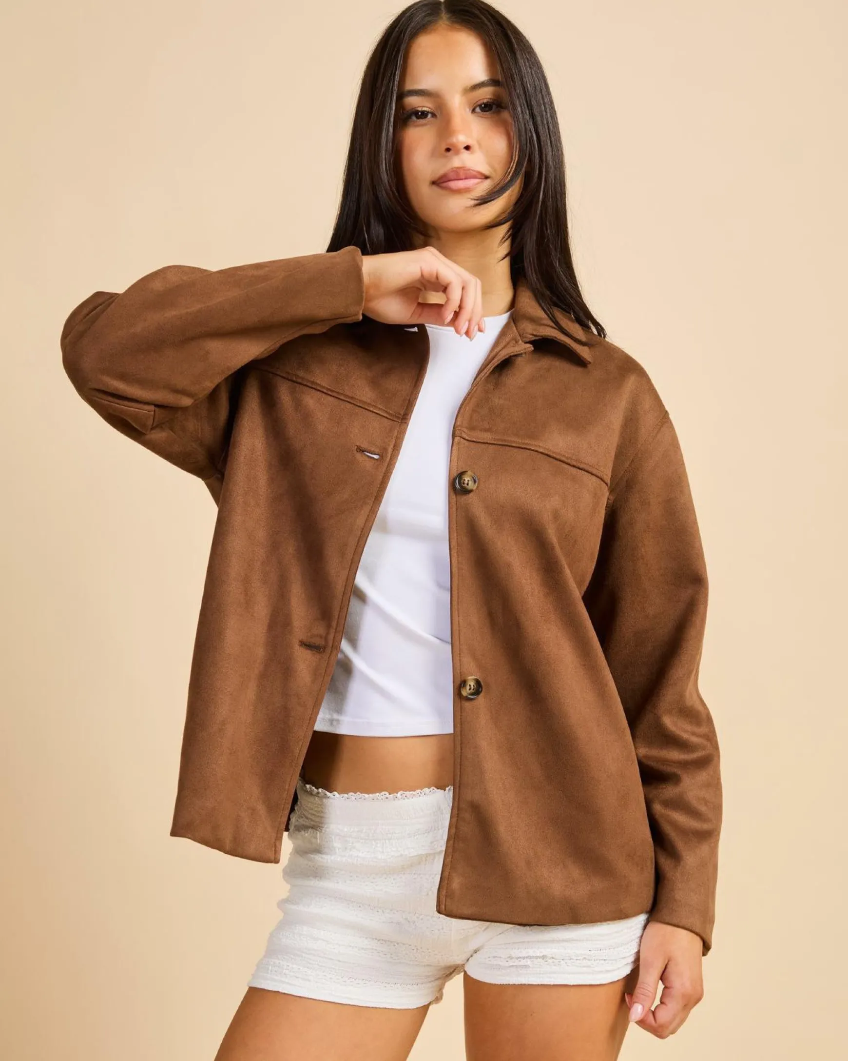 Billie Faux Suede Jacket