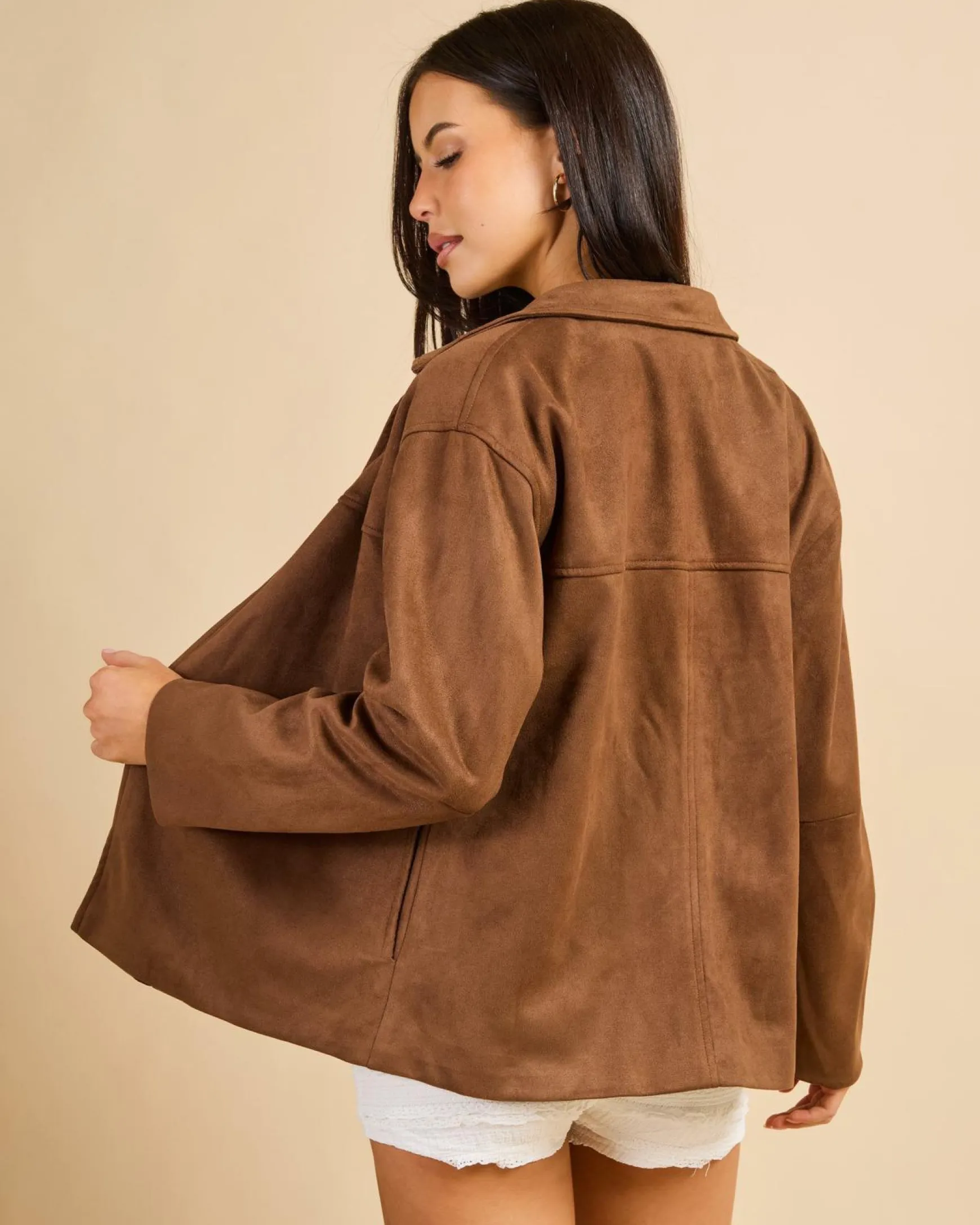 Billie Faux Suede Jacket